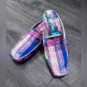Vintage Sesto‎ Meucci Italian Mules Ancia Zodiaco US Women’s 8 Boho Colorful